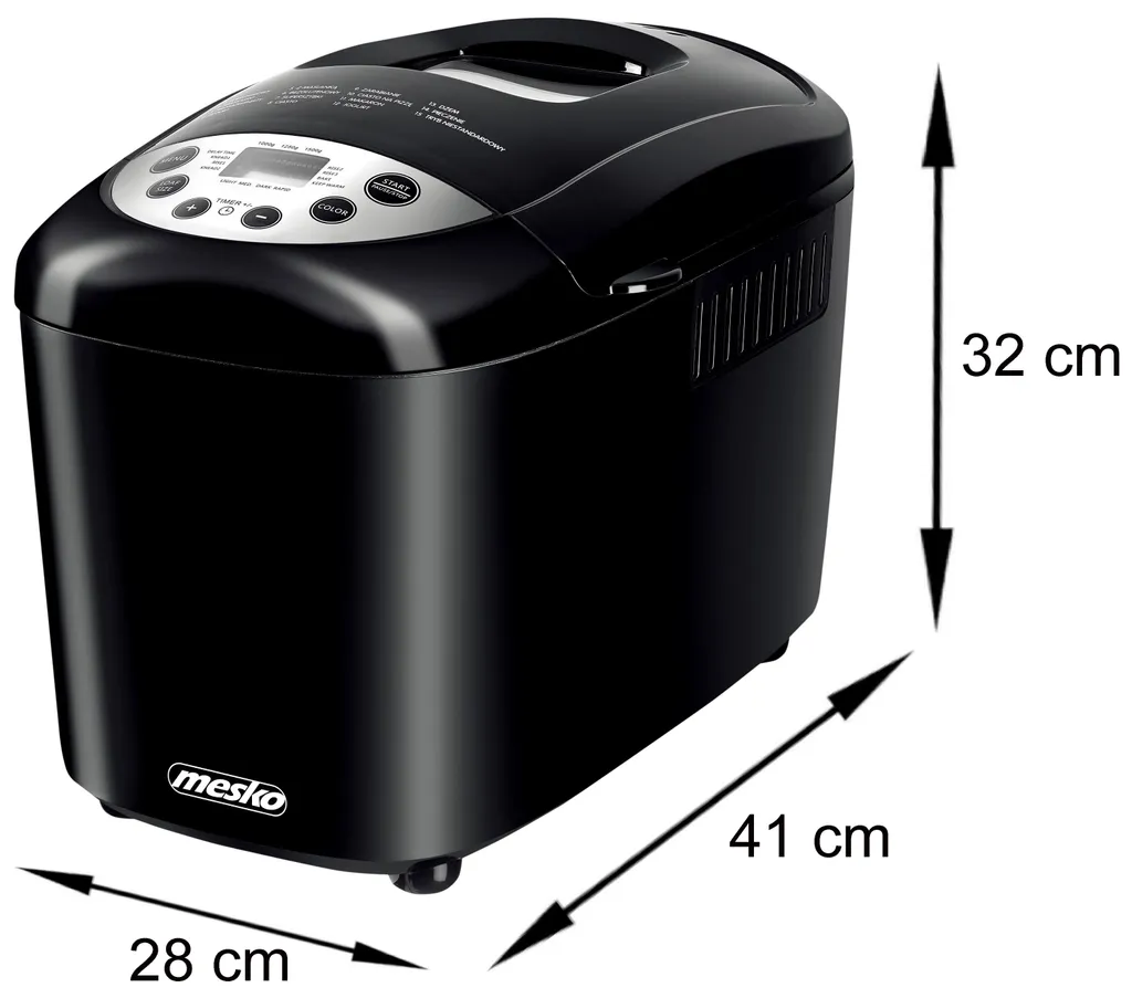 Offerta Mesko MS 6022 | Macchina per il Pane 850W Nera - Prezzo Top - 11