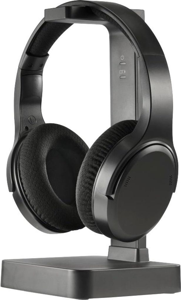 HAMA TV-Kopfhörer Over-Ear 2,4 GHz kabellos Schwarz Produktbild 