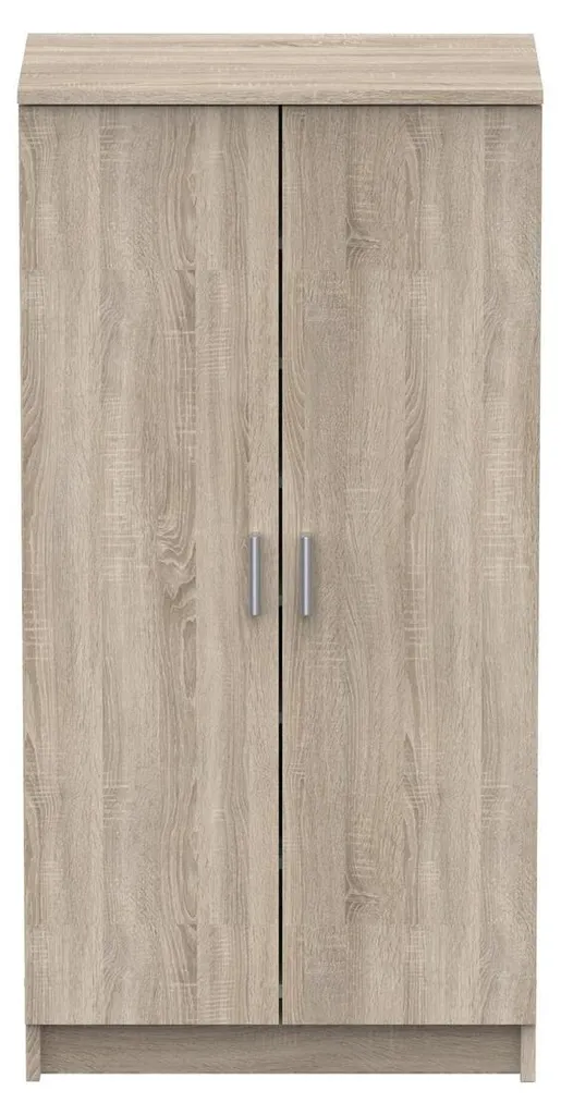 Armoire à Chaussures 2 Portes Capacité 21 Paires Design Compact L54,6 cm