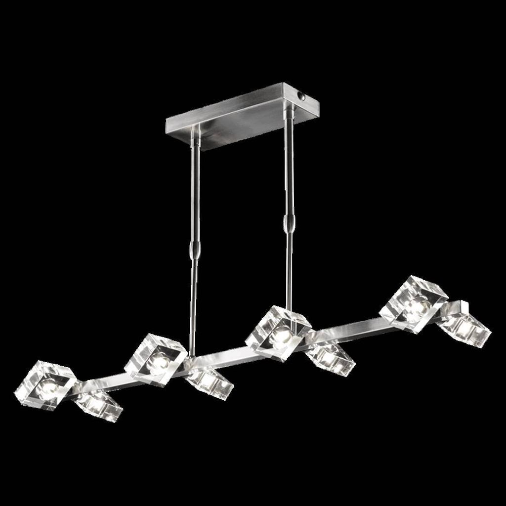 INUA 8xG9/40W, satijnnikkel: L: 850, B: 200, H: 700, Productafbeelding 