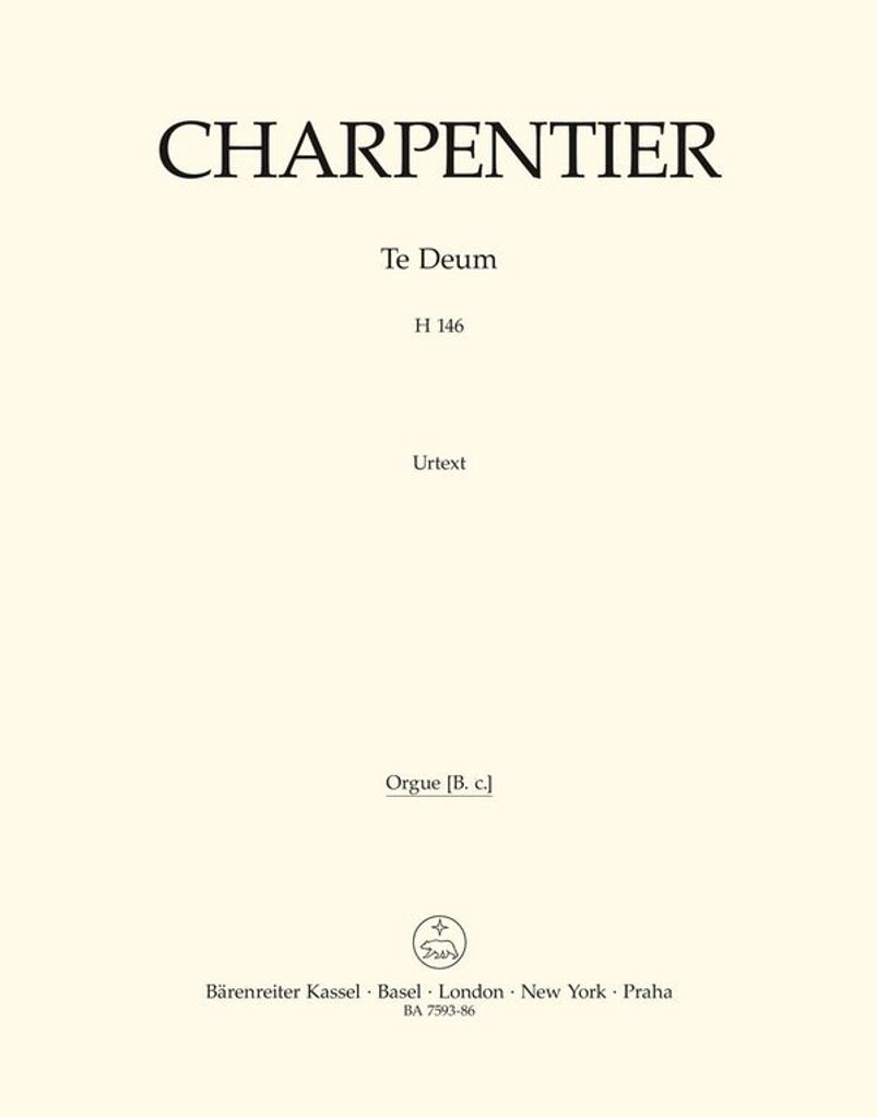 Te Deum H146 für Soli, Chor und Orchester Basso continuo