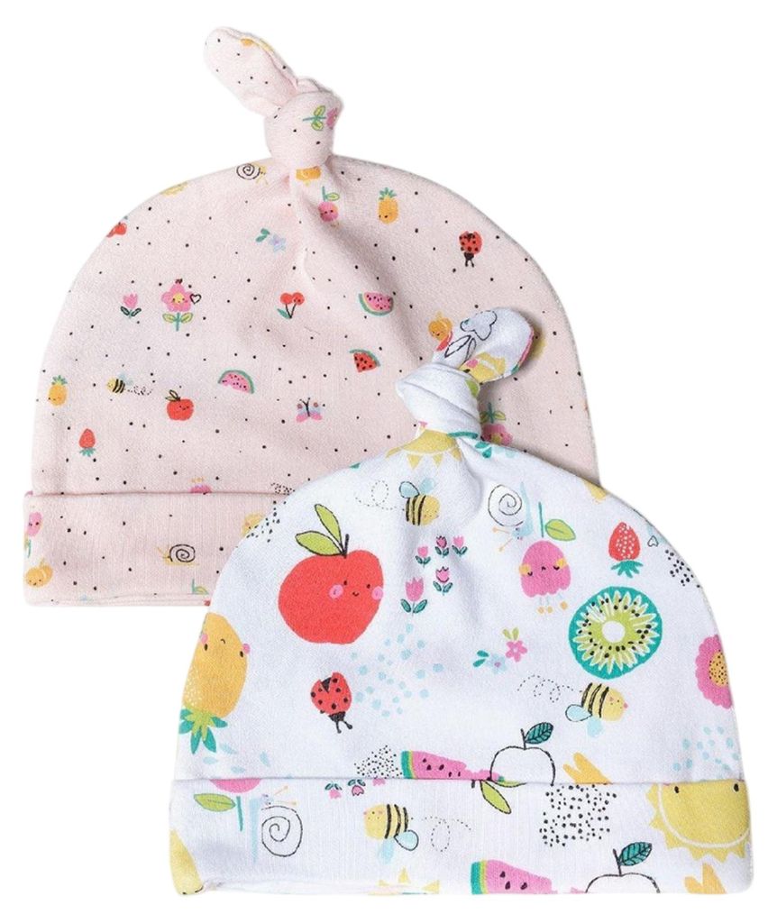 Minoti - Mütze für Baby (2er-Pack) MN826 (68) (Pink)
