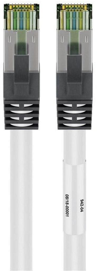 goobay Patchkabel CAT8.1 S/FTP (PiMF), Kabel, (50cm)