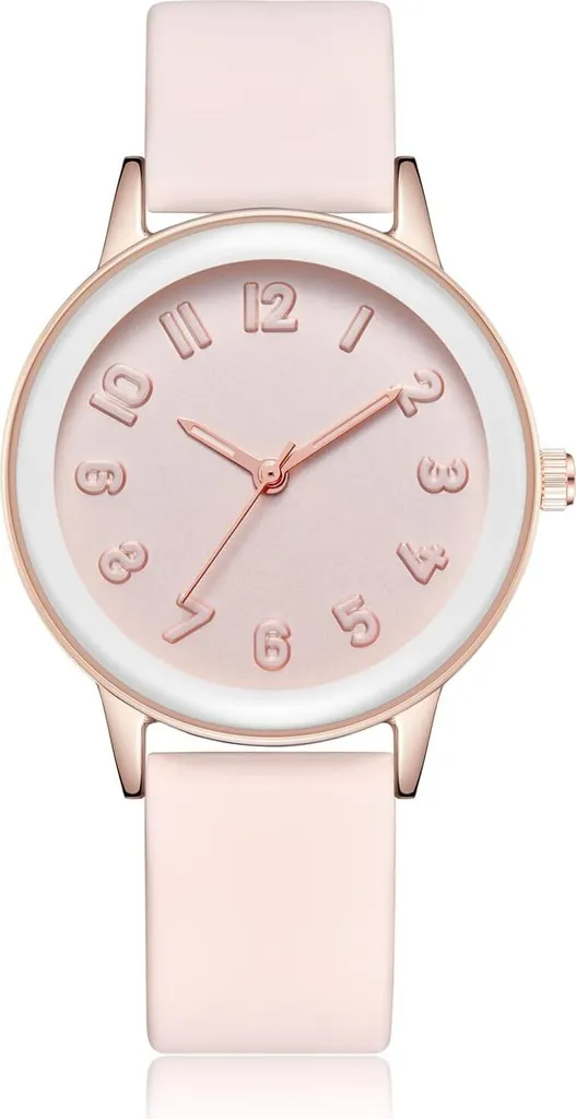 Orologio da polso da donna orologio da donna in silicone con analogico resistente all'acqua orologi da donna al quarzo