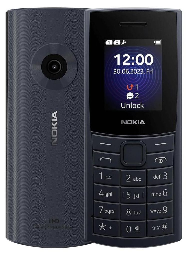 Nokia 110 4G (2024) Blau (Midnight Blue) Dual-SIM TA-1661 Produktbild 
