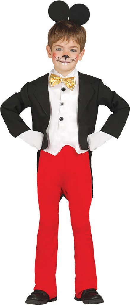 berühmte Maus - Kostüm für Kinder Gr. 98 - 134, Produktbild 