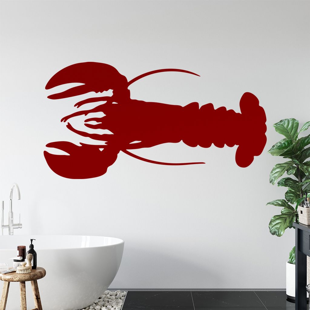 KIWISTAR Krebs - Sternzeichen Krabbe Meer Wandtattoo in 6 Größen - Wandaufkleber Wall Sticker - Dekoration, Küche, Wohnzimmer, Schlafzimmer, Bad...