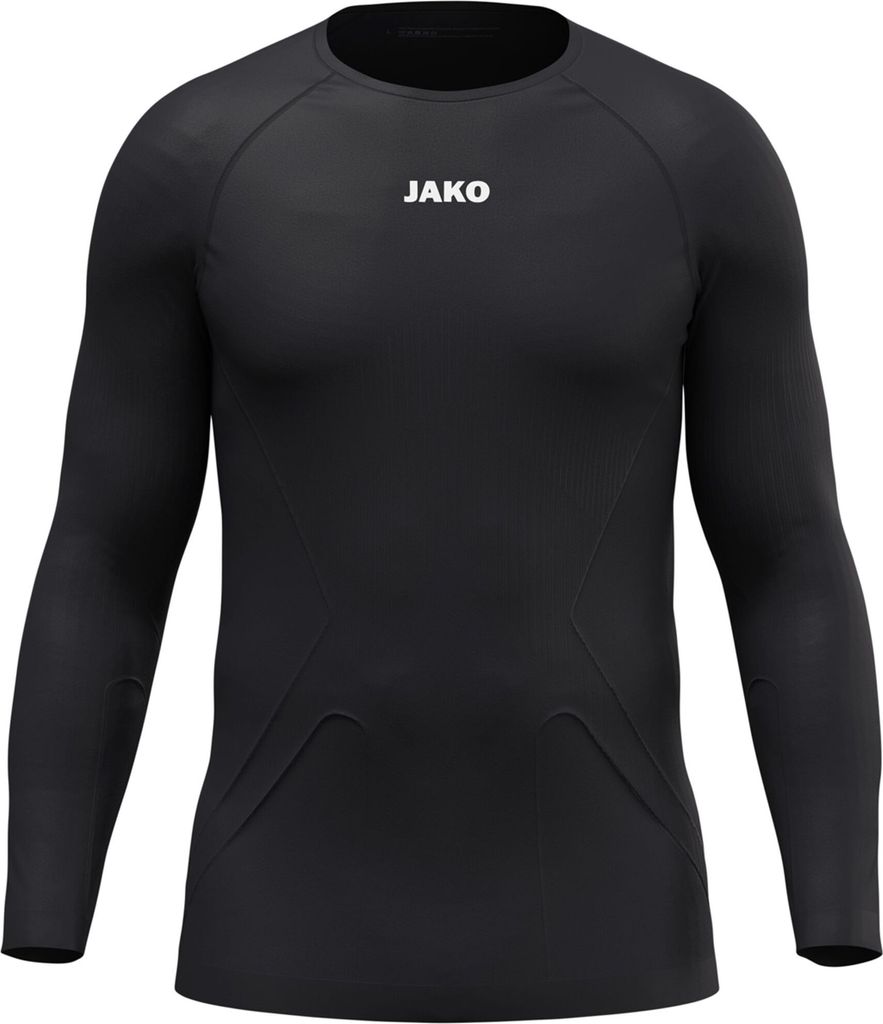 Jako Lightweight Longsleeve Unterziehshirt Kinder schwarz weiß Gr XS