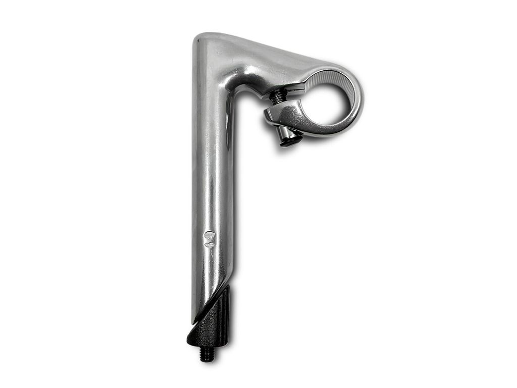 Alu Rennrad Vorbau Silber Ø 25,4mm Lenkerklemmung für 1" Produktbild 