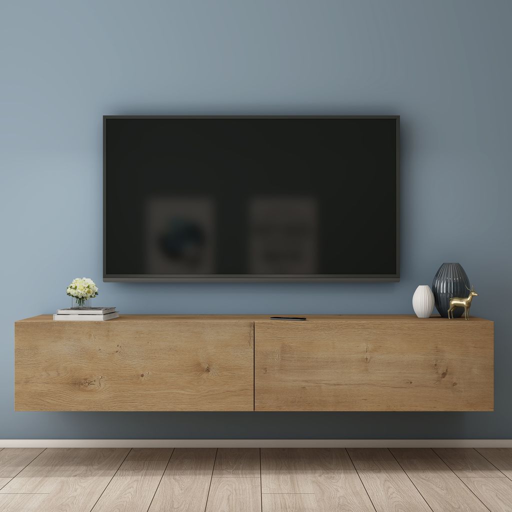 Mai & Mai Fernsehschrank Verdeckter Griff mit Soft-Close Produktbild 