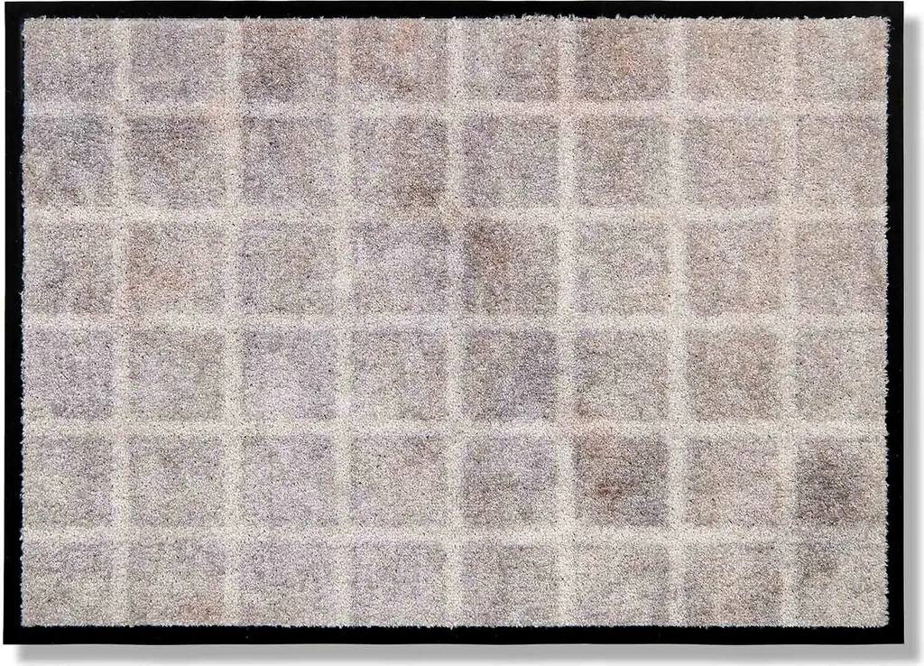 Paillasson BELLEVUE Gris Anthracite 50x70 cm - Tapis Sol Antidérapant