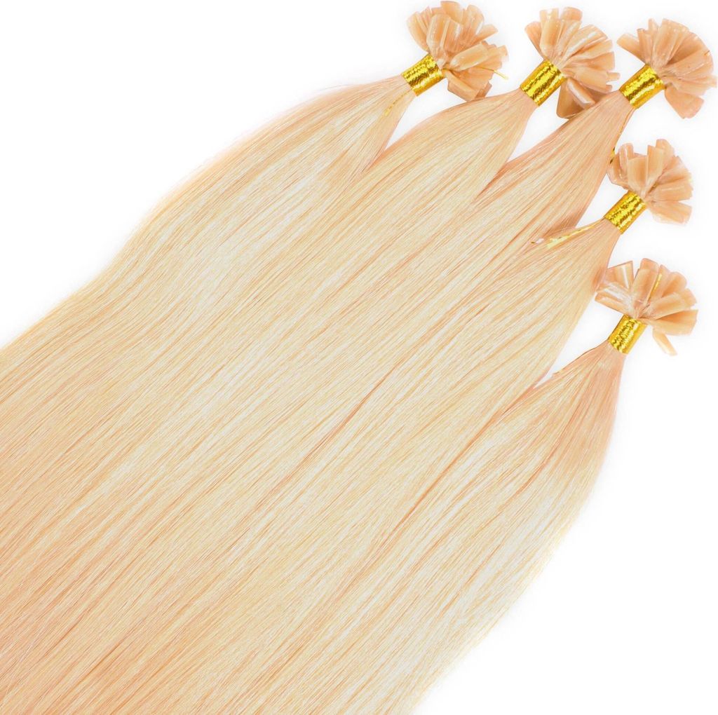 hair2heart Premium Extensions Echthaar Bondings glatt - 25 Produktbild 