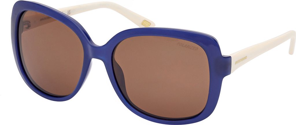Skechers Se6126 Polarisierte Sonnenbrille Blau Mann Blau One Size