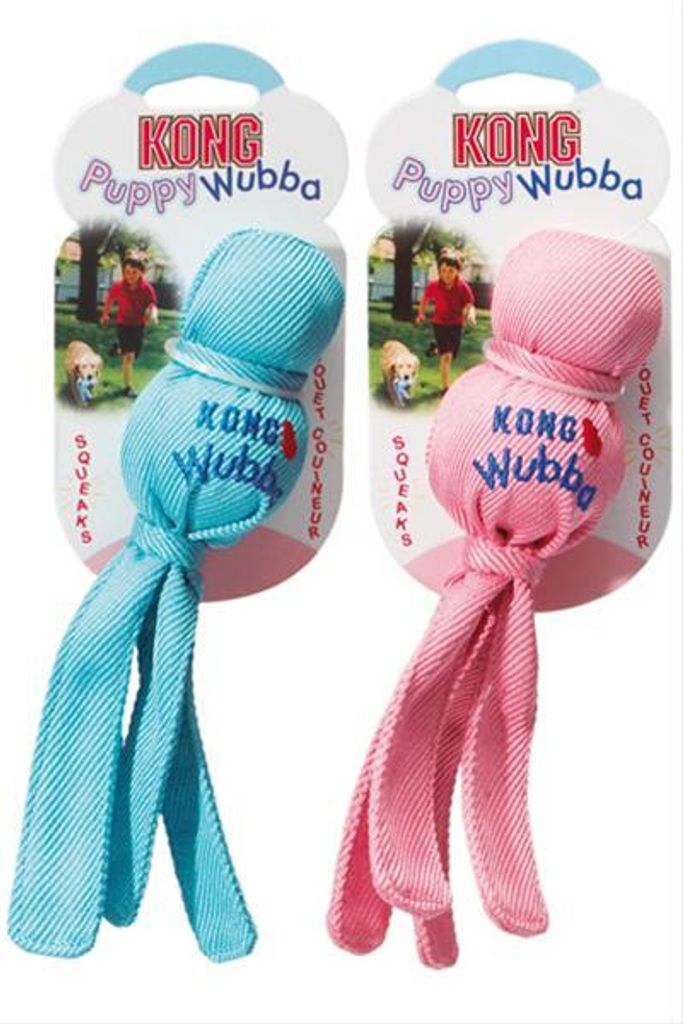 KONG Wubba Puppy, Pies, Zabawka interaktywna, Różowy, Zdjęcie produktu 