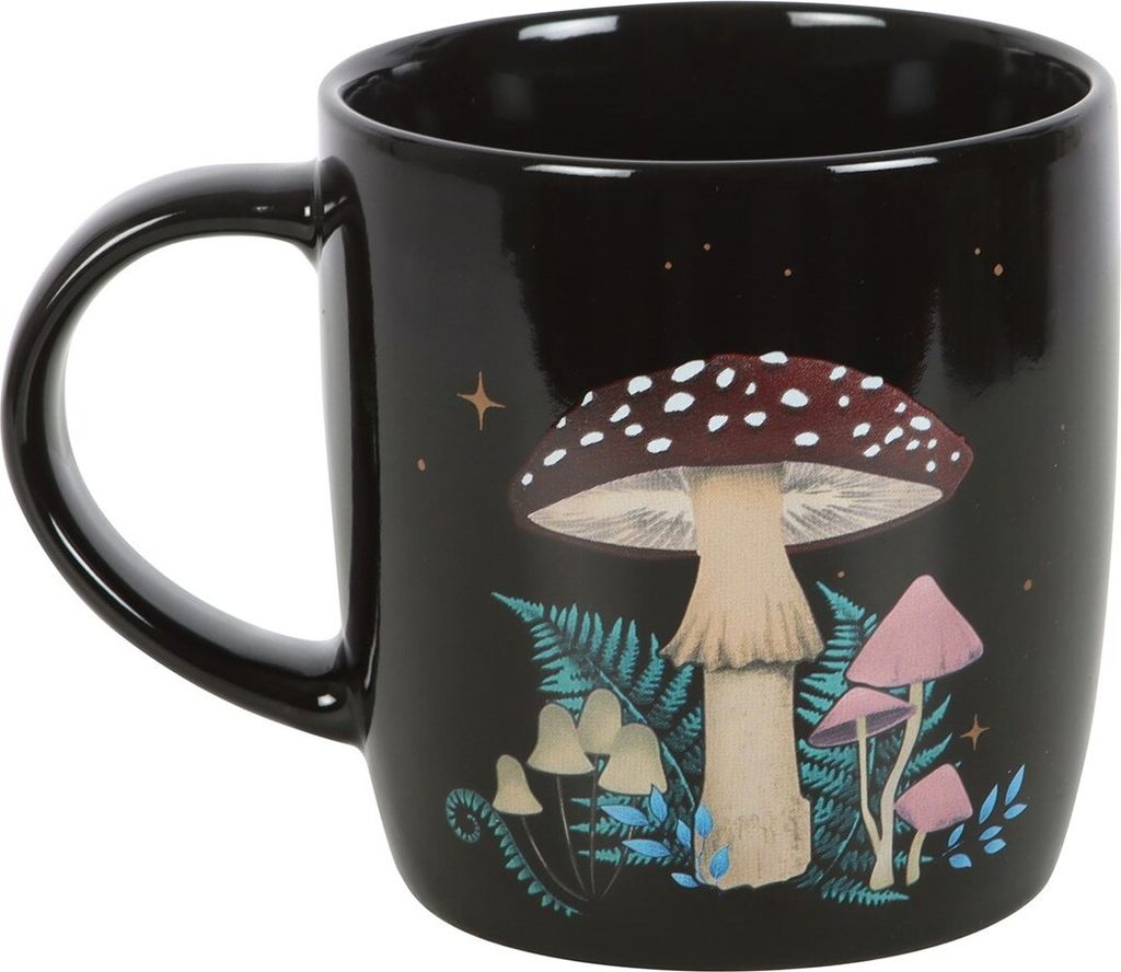 Something Different - Kaffeebecher, Waldpilz SD5816 (Einheitsgröße) (Schwarz/Bunt)