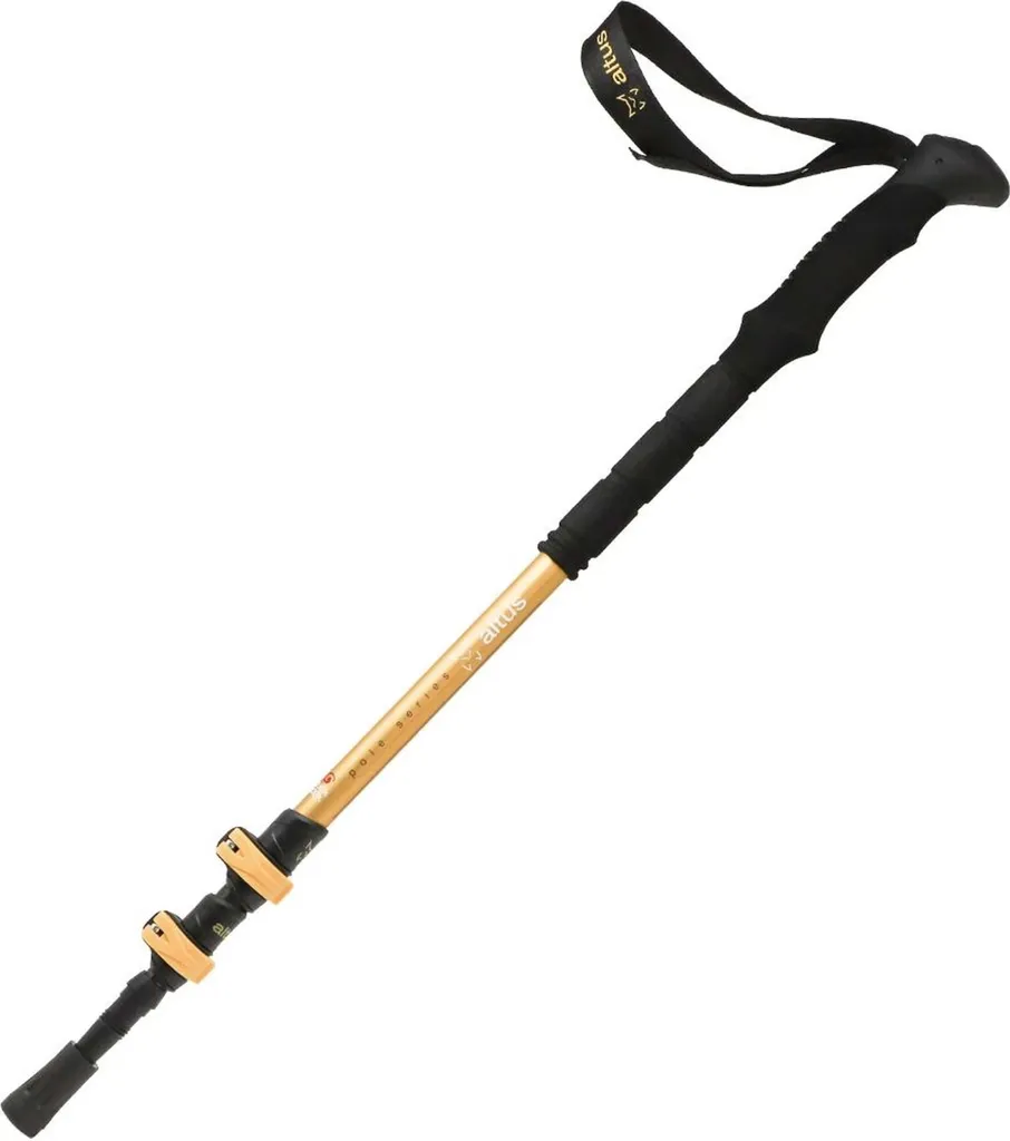 Bâton de randonnée Altus 50100BO jaune pour stabiliser vos marches alpines