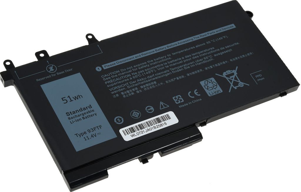 Standardakku für Laptop Dell Latitude 5280, 5480, 5580 Produktbild 