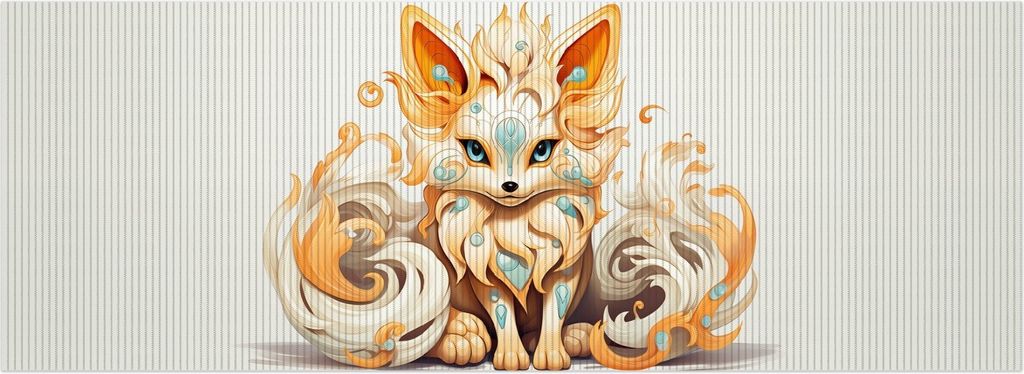 Wallario Duschmatte Antirutschmatte Badmatte Fußmatte Geheimnisvoller Fuchs, Größe ca. 180 x 65 cm