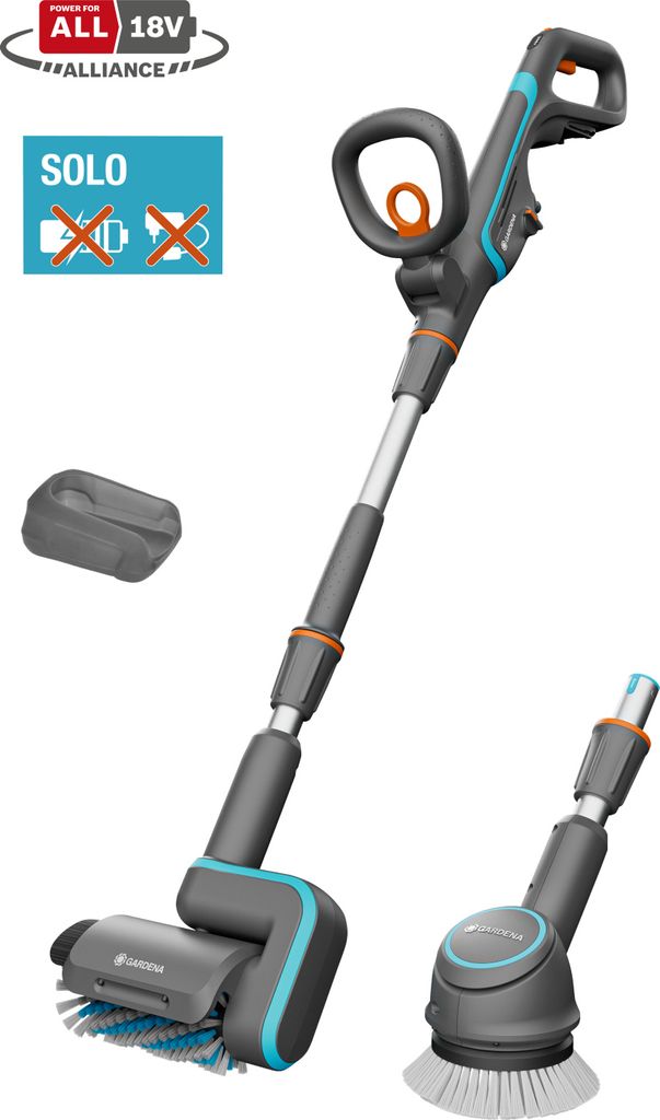 Gardena 14842-55, Grün, Grau, Orange, Akku, 18 V, 163 mm, Produktbild 