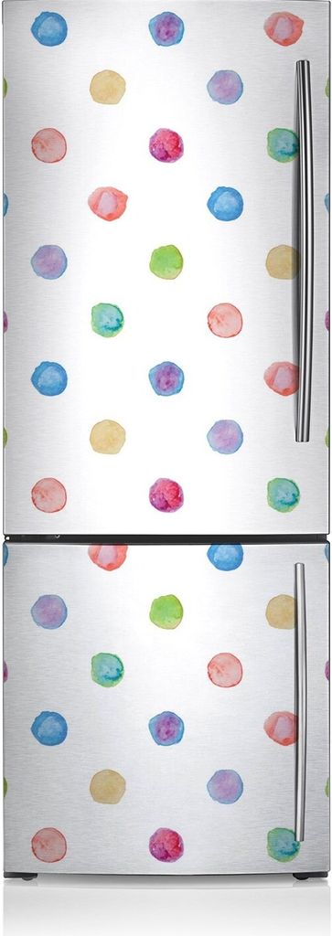 Magnetfolie Aufkleber Kühlschrankmagnete 60x180 cm - Bunte Punkte