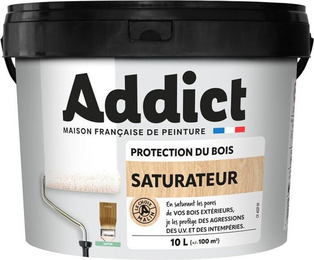 Saturateur Chêne 10l Addict Protection Bois Extérieur Image du produit 