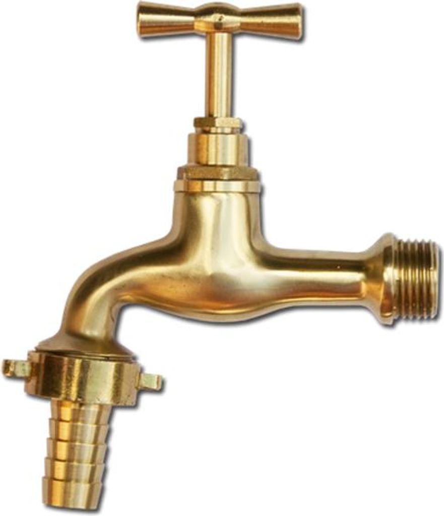 Zahradní vodovodní kohout - mosazný 1/2" x 3/4" Obrázek produktu 