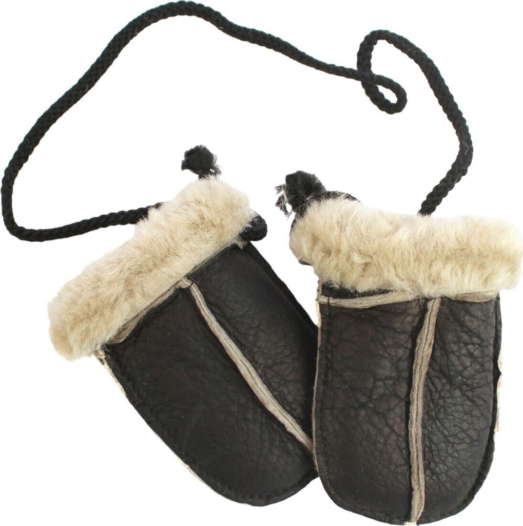 Baby Fliegerjacke - Fäustlinge, Kordel EL559 (92) (Dunkelbraun)