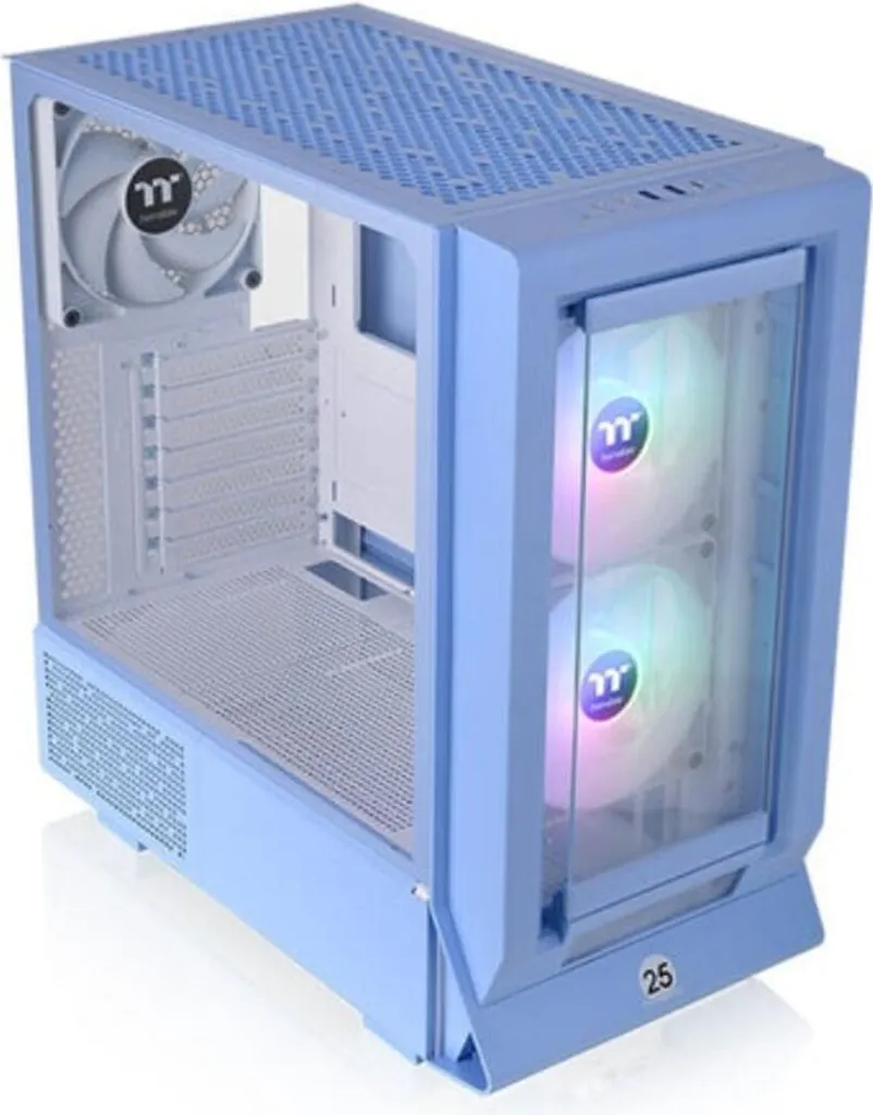 Design Unico: Thermaltake Ceres 350 MX Blu Ortensia Case PC Arredo