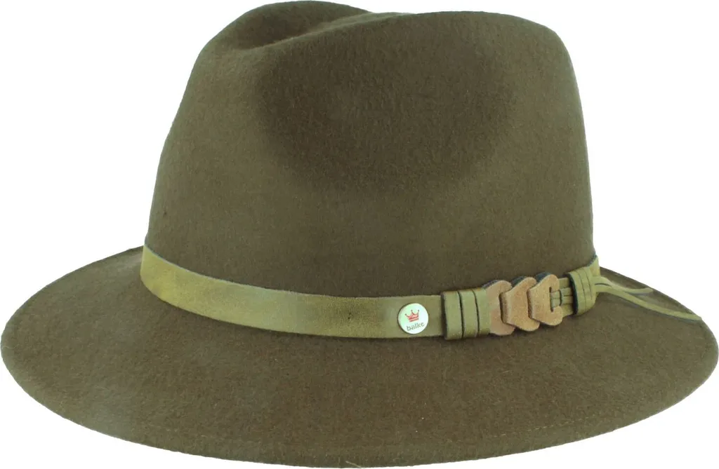 Chapeau de Randonnée Souple Outdoor Balke avec Finition Franges Cuir