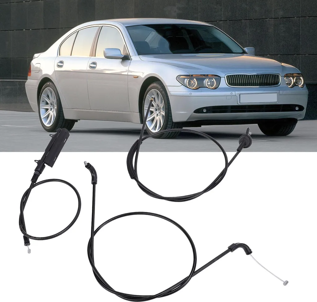 Câble de Déverrouillage Capot 51237197474 pour BMW Série 7 E65 E66
