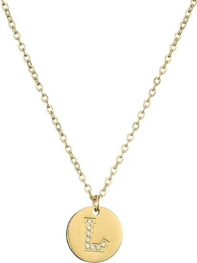Collana Iniziale L Oro Senza Nichel KP21218 - Eleganza Quotidiana