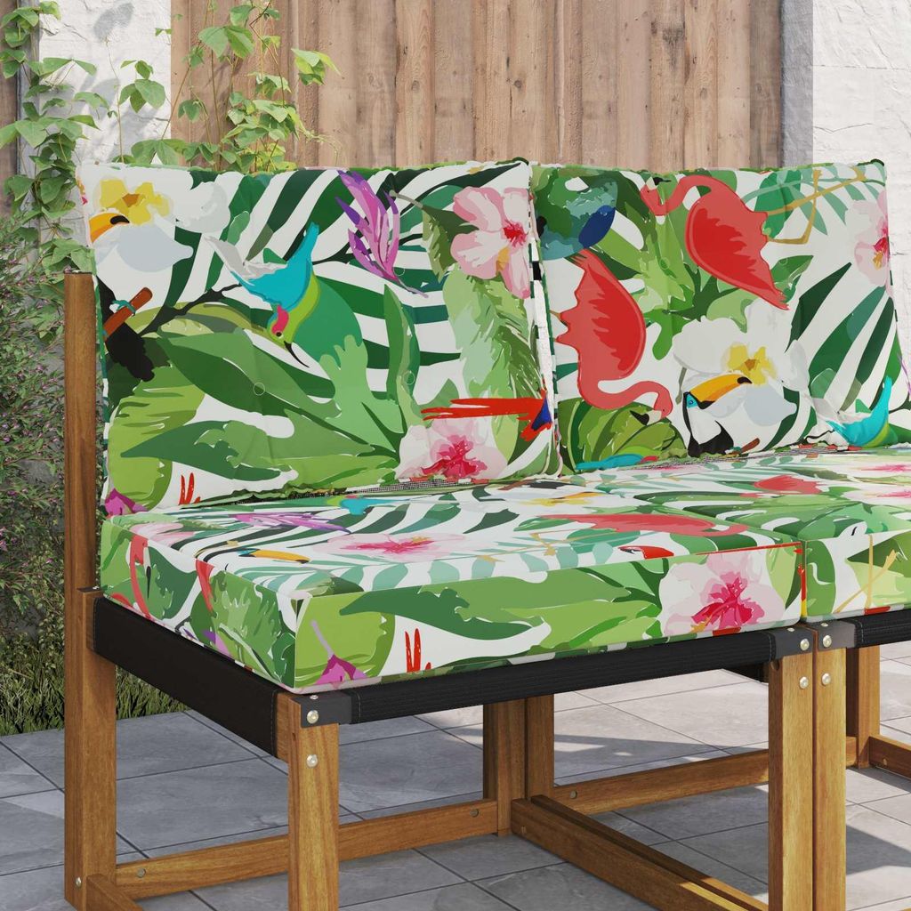 Sofakissen für draußen (2 pcs)- CLORIS - Bunt Polyester - Gartenmöbelauflagen C1696