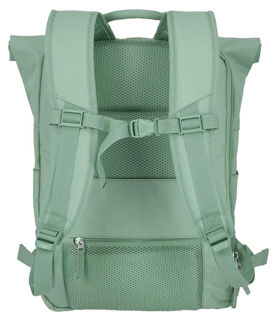 Sac à dos travelite Basic Aida Rollup Light Green 35L pour ordinateur