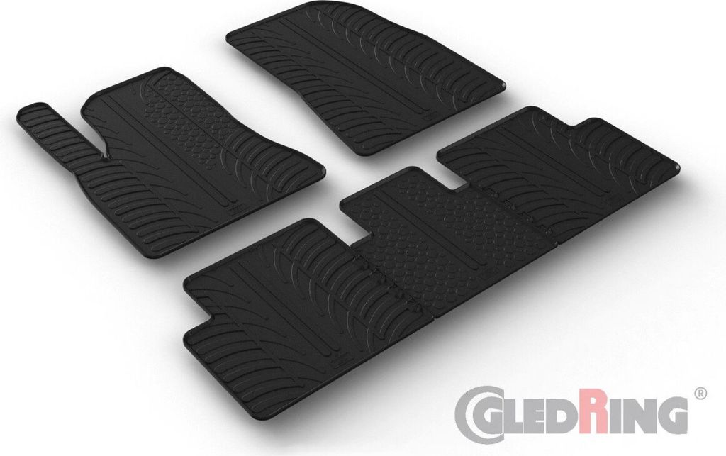 Gummi-Fußmatten für Tesla Model 3 2021-