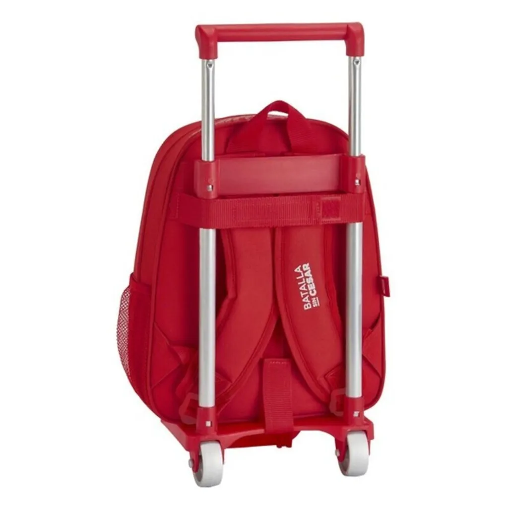 Sac à dos à roulettes robuste Sporting Gijon 8.9L avec roues fluides