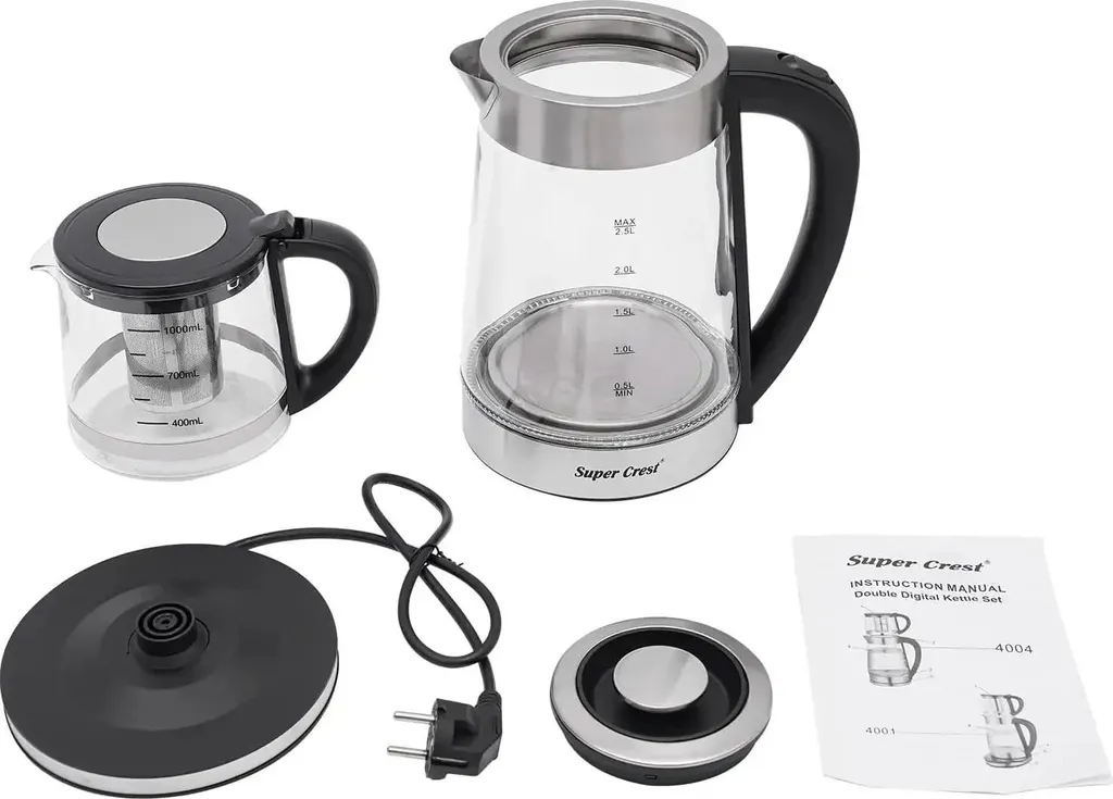 Machine à thé électrique et bouilloire 2,5L idéale pour famille - 6