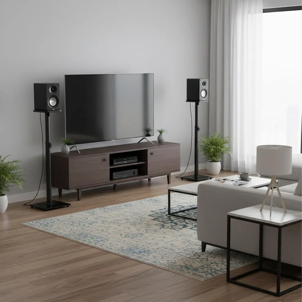 Éliminez les Vibrations avec ces Supports d'Enceintes Ajustables x2 - 3