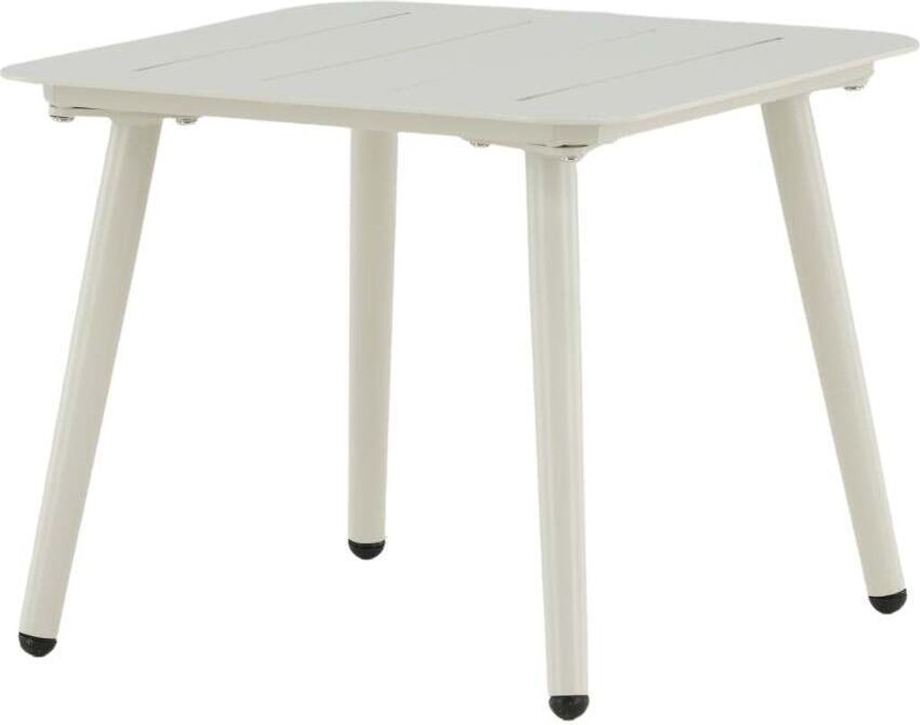 FURNLUX Couchtisch Für Draussen Lina Beige 40cm / Hauptfarbe: Beige / Abmessungen: 40 x 40 x 33 cm