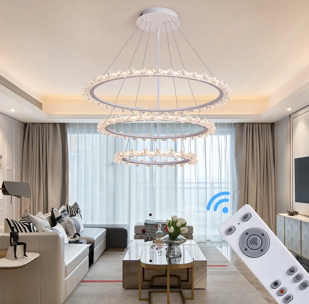Plafonnier LED Intelligent pour Chambre et Salon, Eclairage Variable WiFi - 3