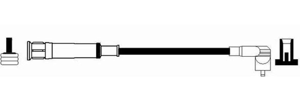 NGK Zündkabel 36065 zum Zylinder 2 für BMW 3 Limousine (E30) 105cm