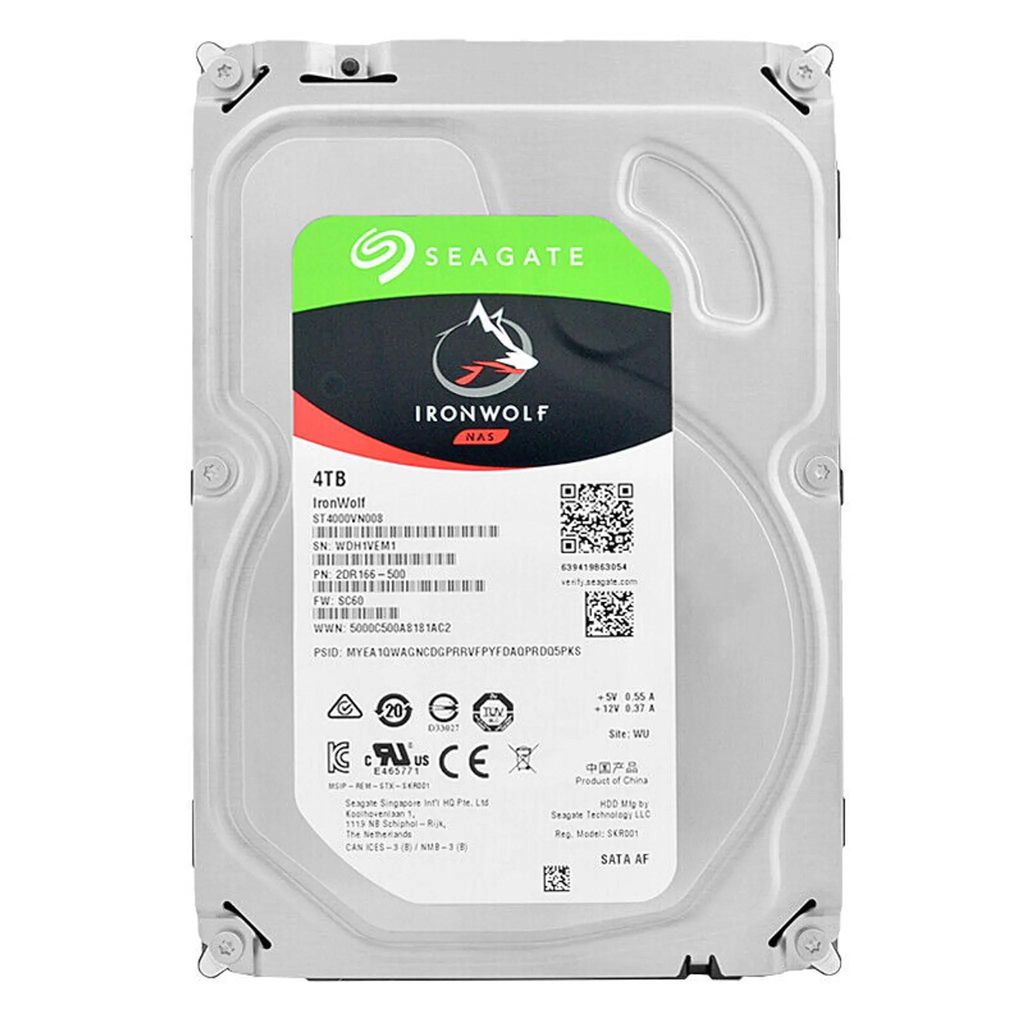 Seagate IronWolf ST4000VN008, 4 TB, 5900 RPM, 64 MB, 3.5", Produktbild 