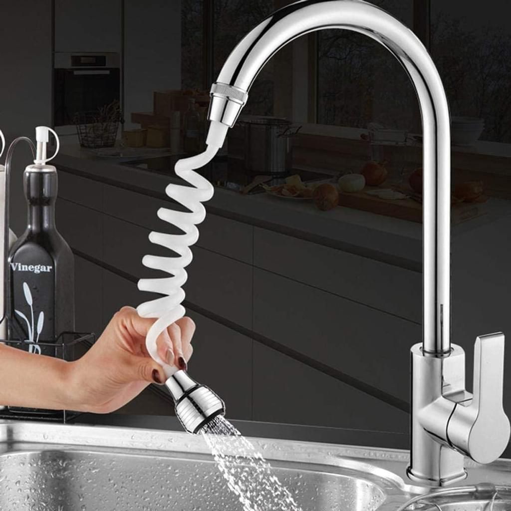 360 ° drehbarer Wasserhahn Filter Wasserhahn Diffusor Küchenzubehör Gadget DE 