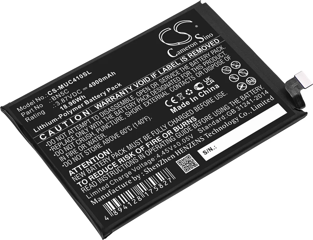 Batterie BN5C pour Réparer l'Autonomie du Redmi Note 11 5G et POCO M4