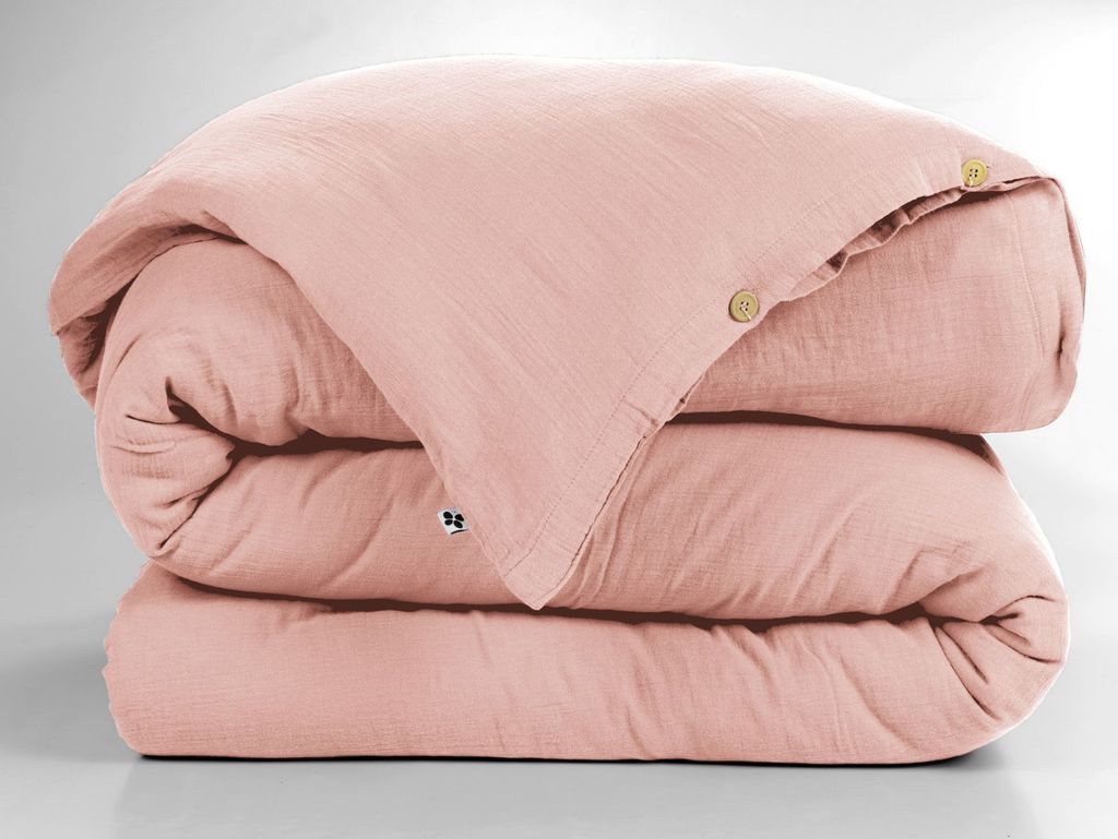 Bettbezug 240 x 220 cm GAÏA Pfirsichrosa