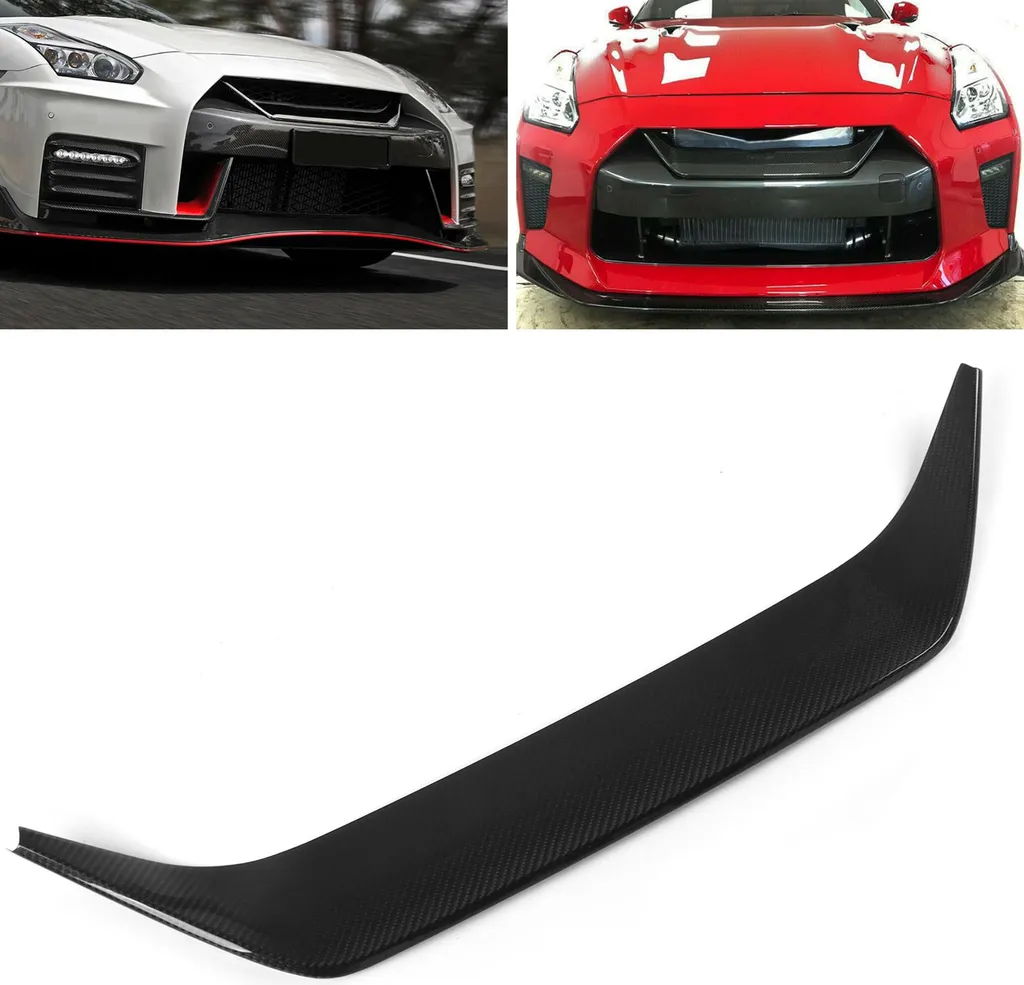 Contour de Grille Centrale en Carbone Sec pour Nissan GTR R35 2017-2021