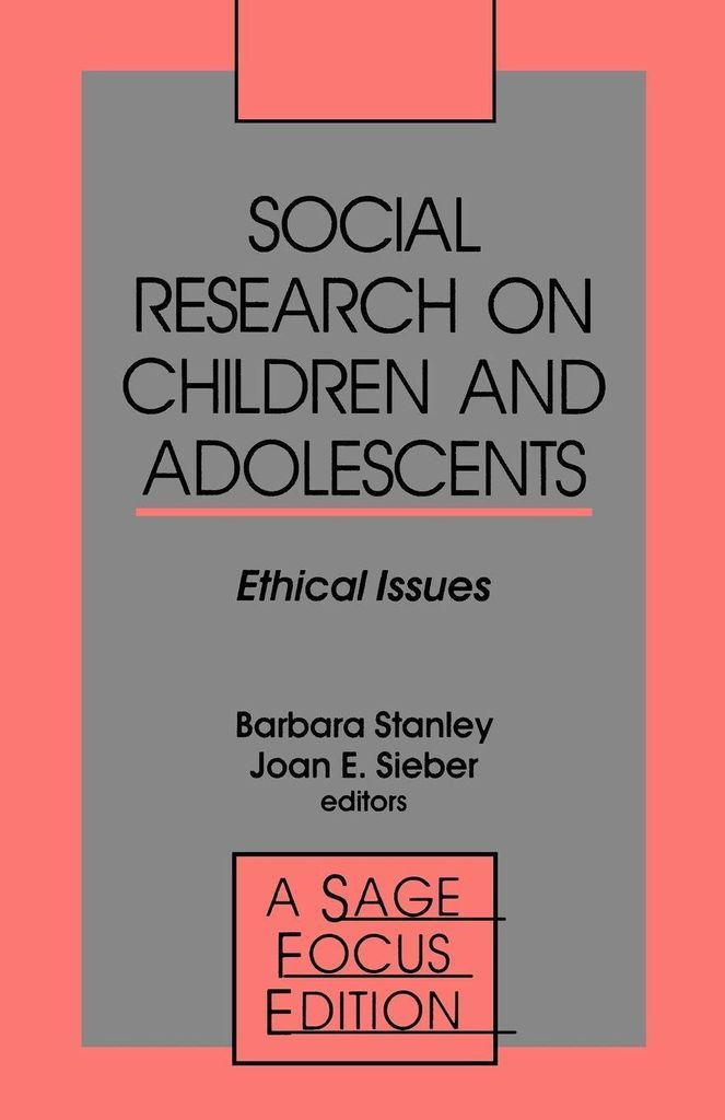 Social Research on Children and Adolescents: Ethical Issues. ) .