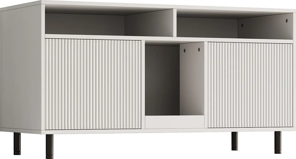 Meuble Anti-Odeur pour Litière Chat, Armoire Blanche avec Rangement - 9