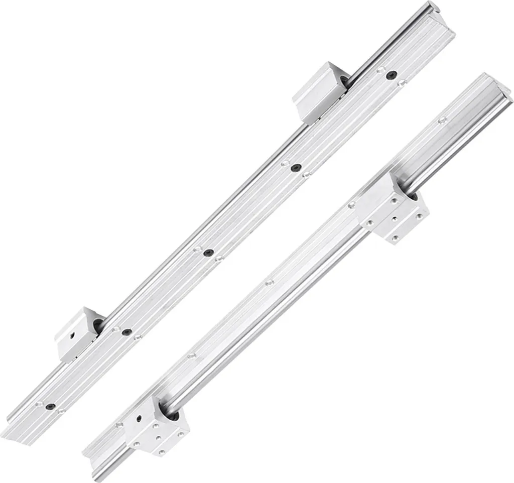 Guide Linéaire SBR12 12mm 500mm et Chariots Coulissants pour CNC et Robot