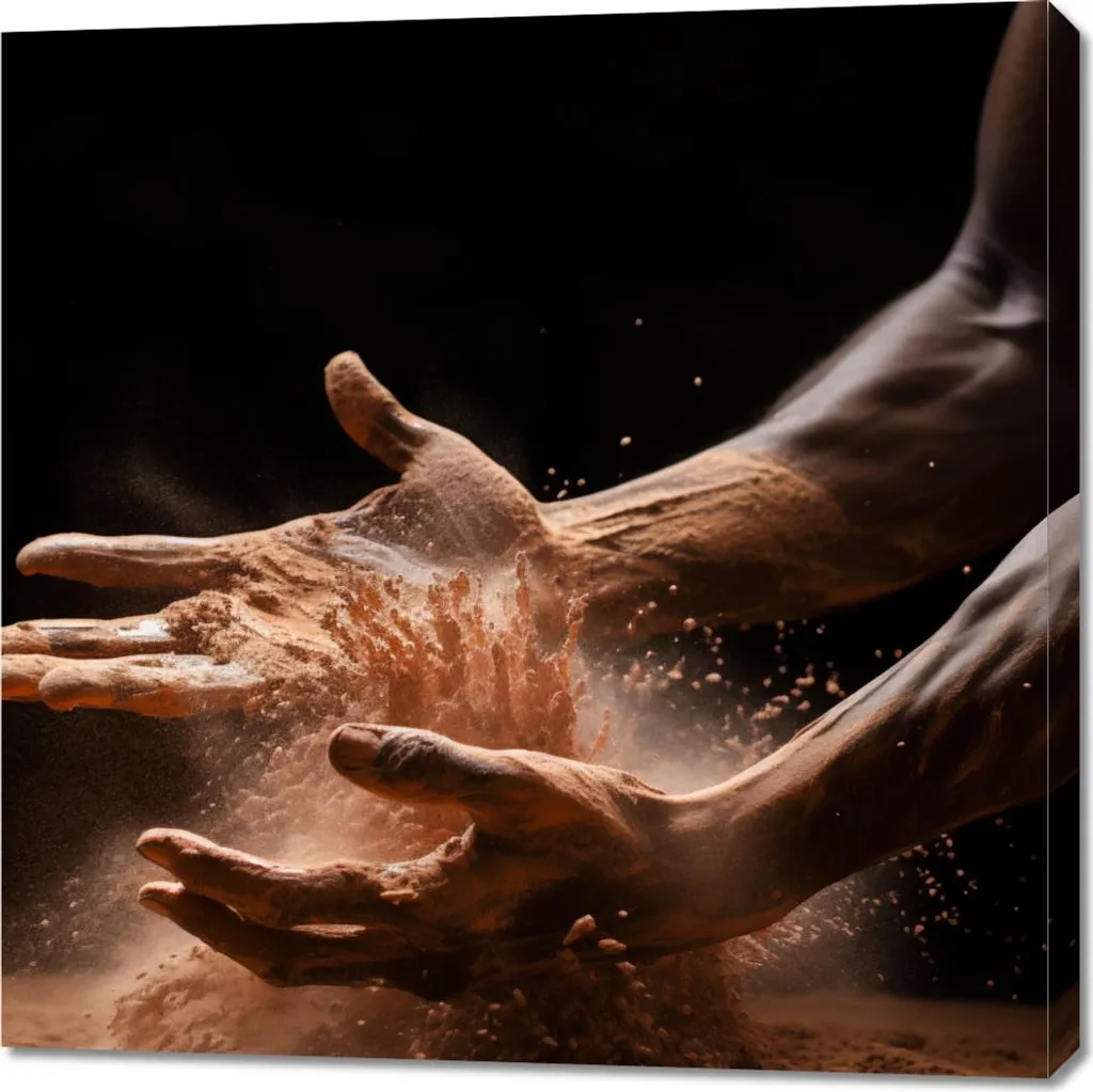 Quadro 90x90cm Danza della Terra