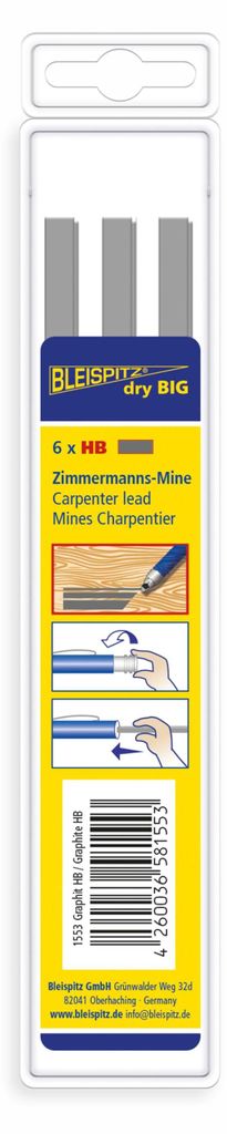 Bleispitz Ersatzminen dry BIG MAGNET (HB Graphit , Image du produit 